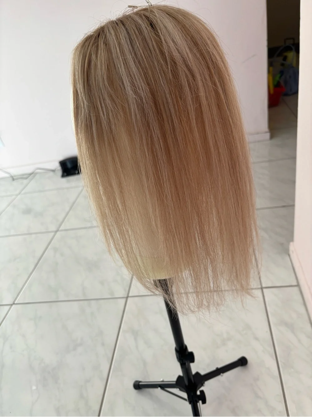 Natural Blonde Clip-In Topper - Lightweight Blonde Hairpiece